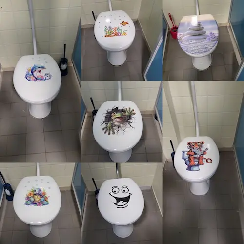 Toilettenverschönerung